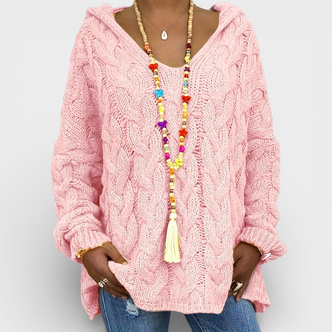 Pilar™ | Chunky Knit Hooded Sweater