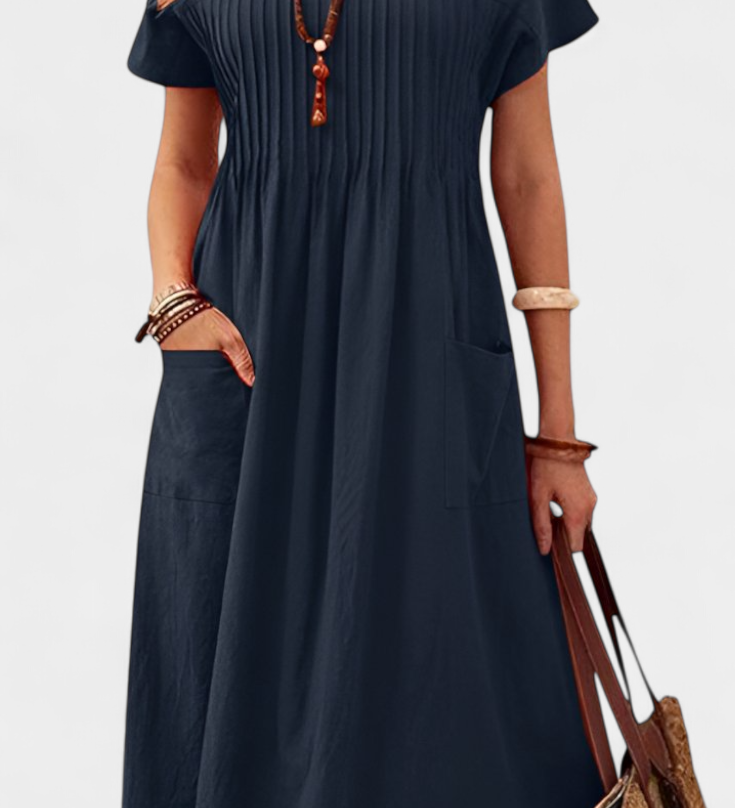 Lottie Mid-Length Dress with Pockets