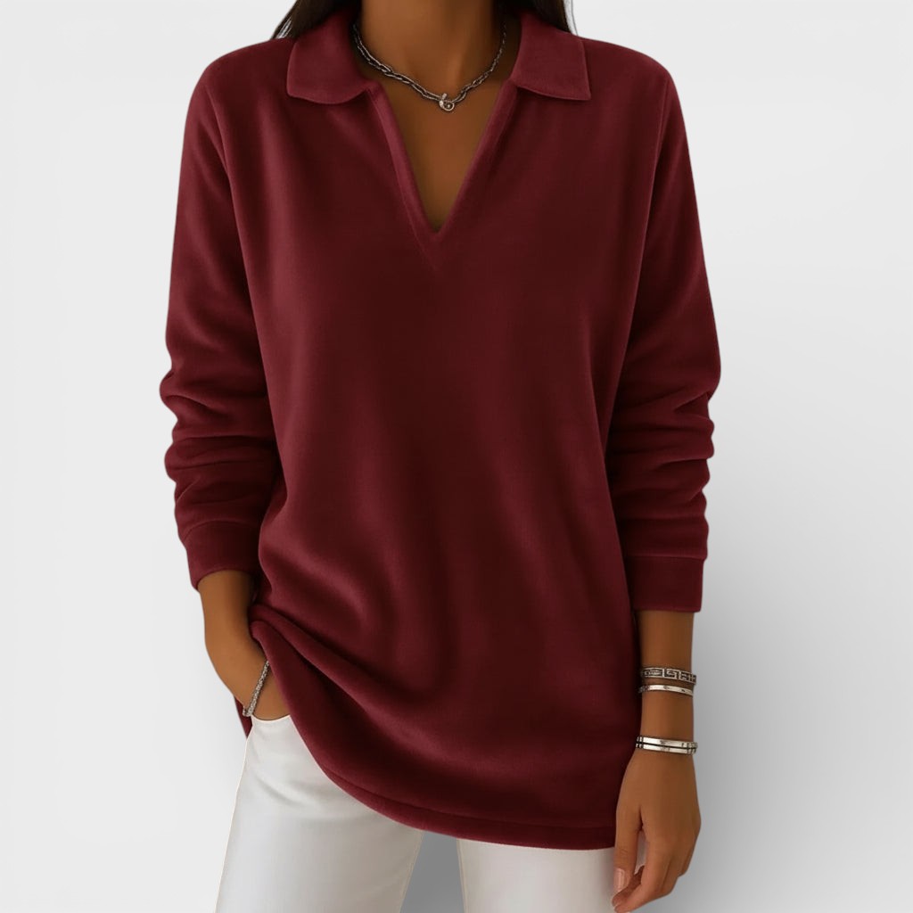 Amelia™ | Soft Jersey with V-Neck