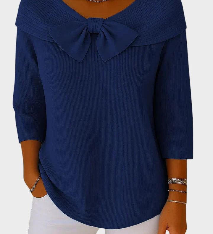 Catalina™ | Women's Sweater with Bow and Round Neck
