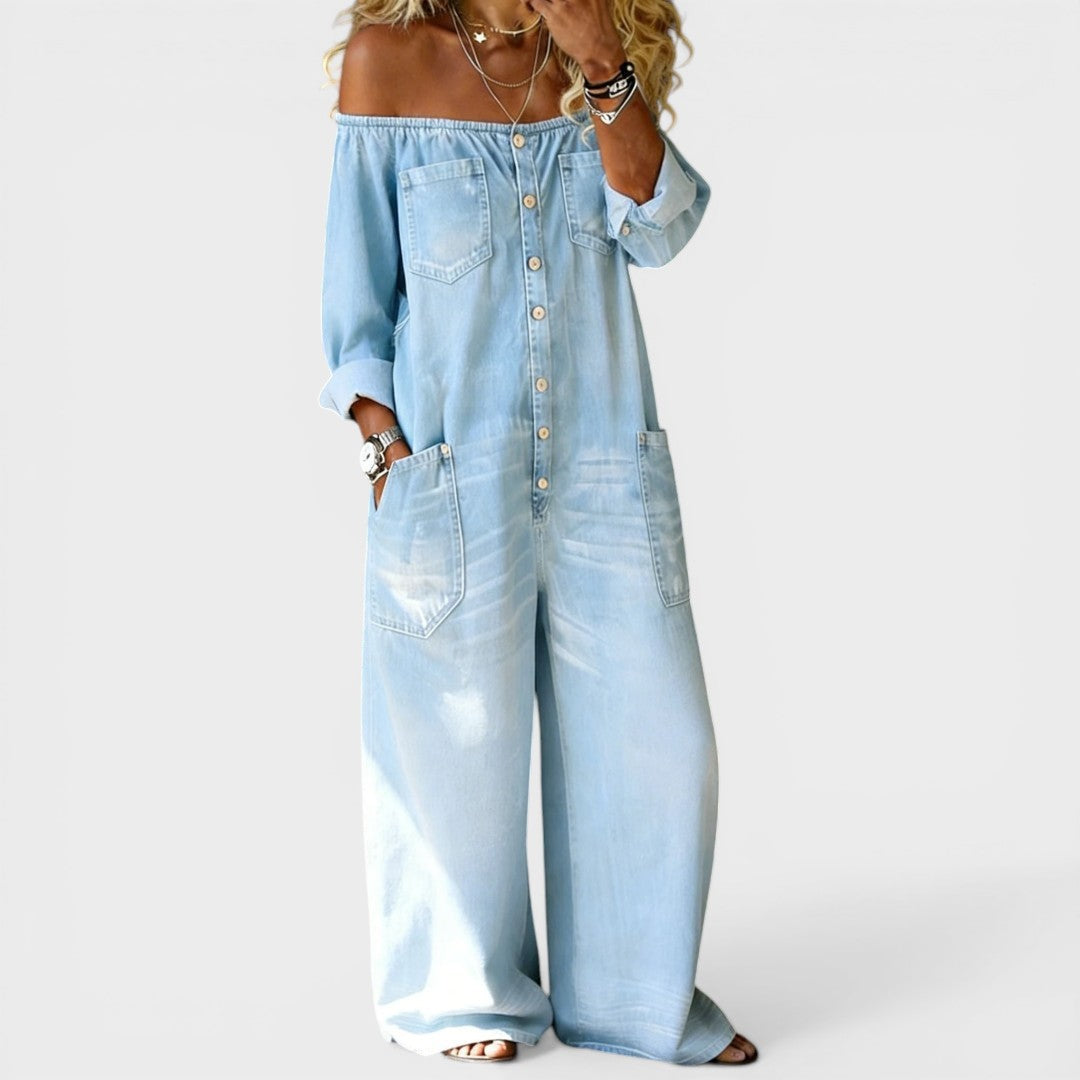 Marisol™ | Elegant Denim Jumpsuit