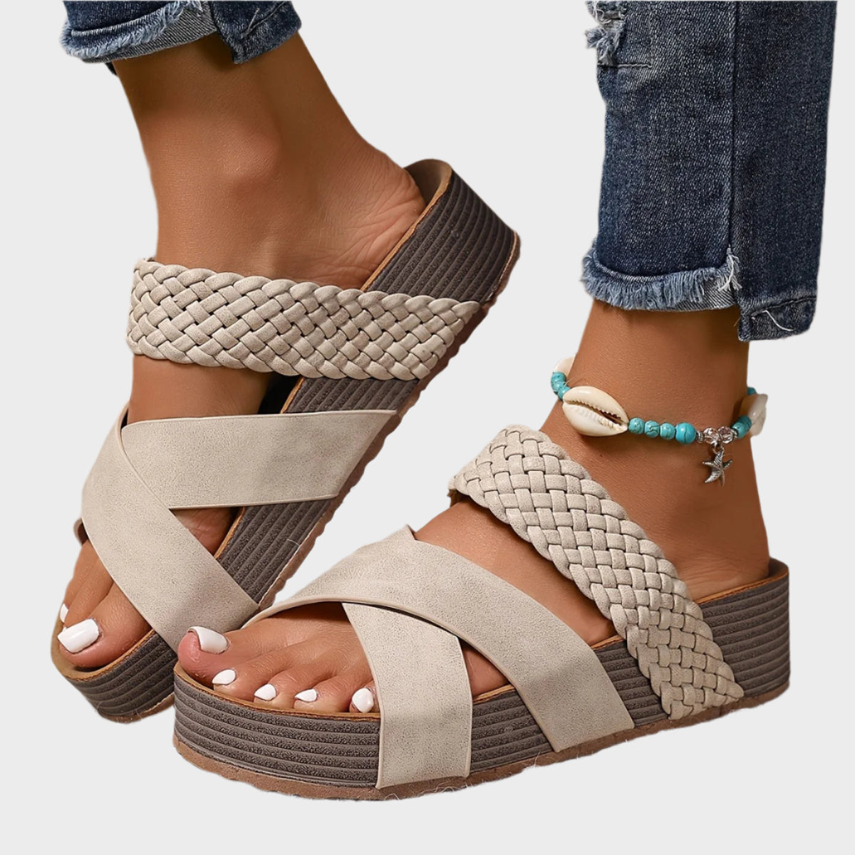 Orthopaedic Platform Sandals with Style