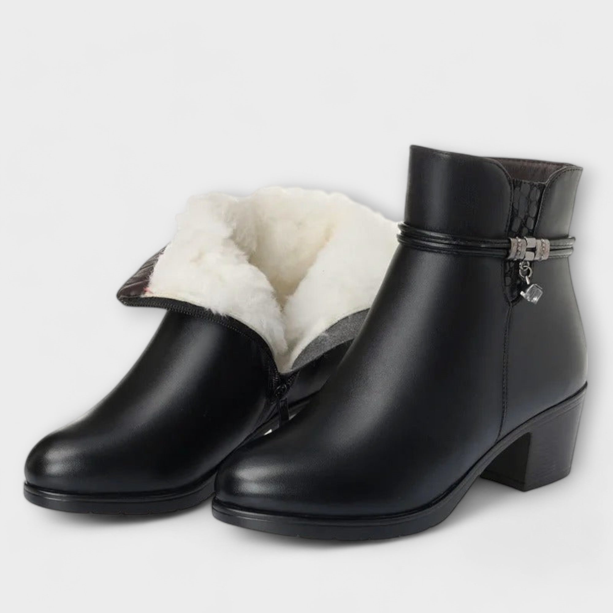 Rocío | Elegant and Comfortable Winter Ankle Boot with Zip