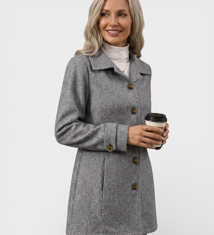 Isabel™ | Comfortable and Timeless Wool Coat