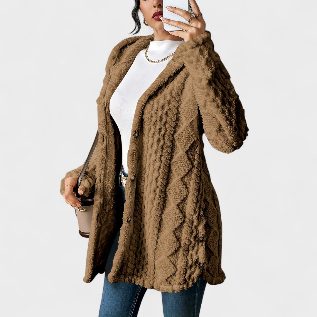 Amalia™ | Cosy Hooded Cardigan