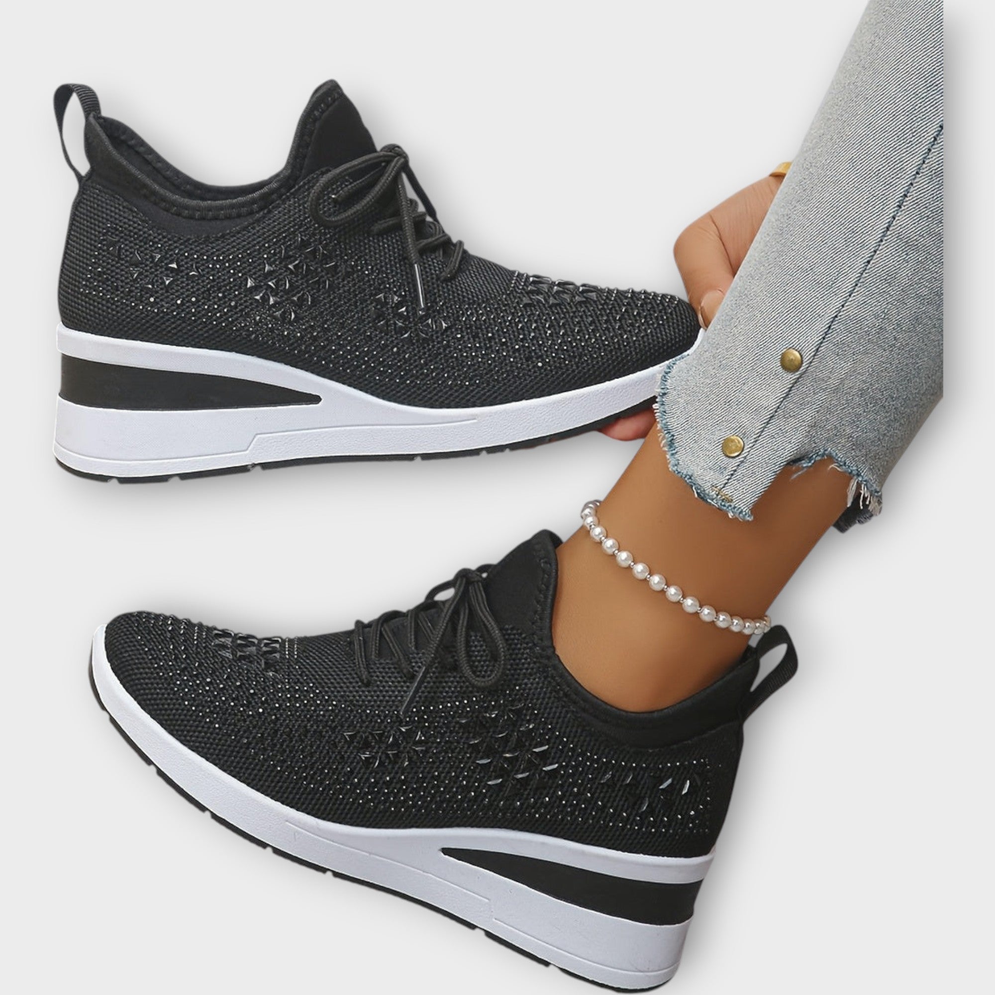 Sports shoes with a modern design