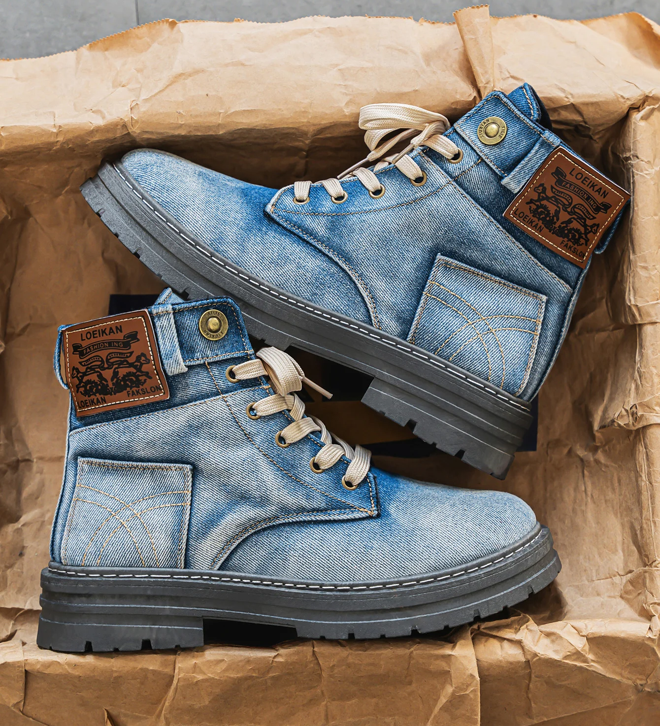 Aroa™ | Cowboy Boots with Laces
