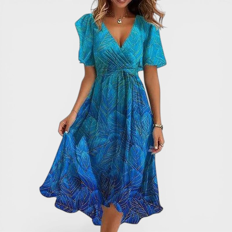Nadia™ | Elegant Colourful Dress