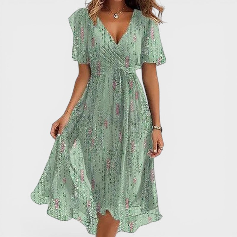 Nadia™ | Elegant Colourful Dress