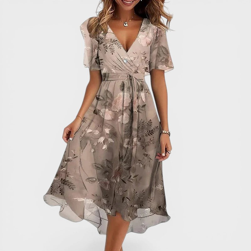 Nadia™ | Elegant Colourful Dress