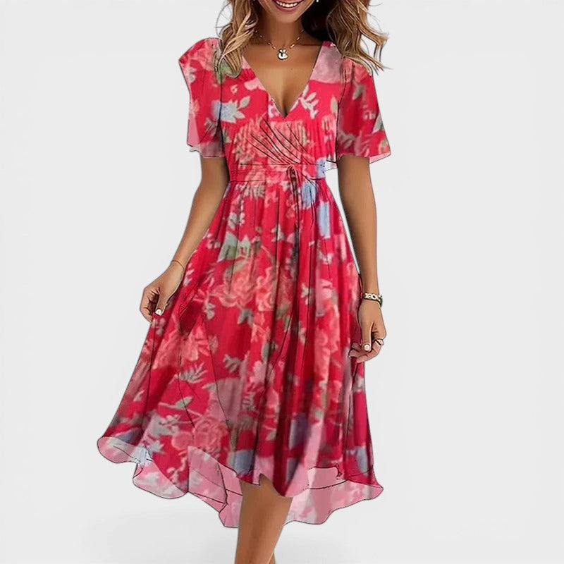 Nadia™ | Elegant Colourful Dress