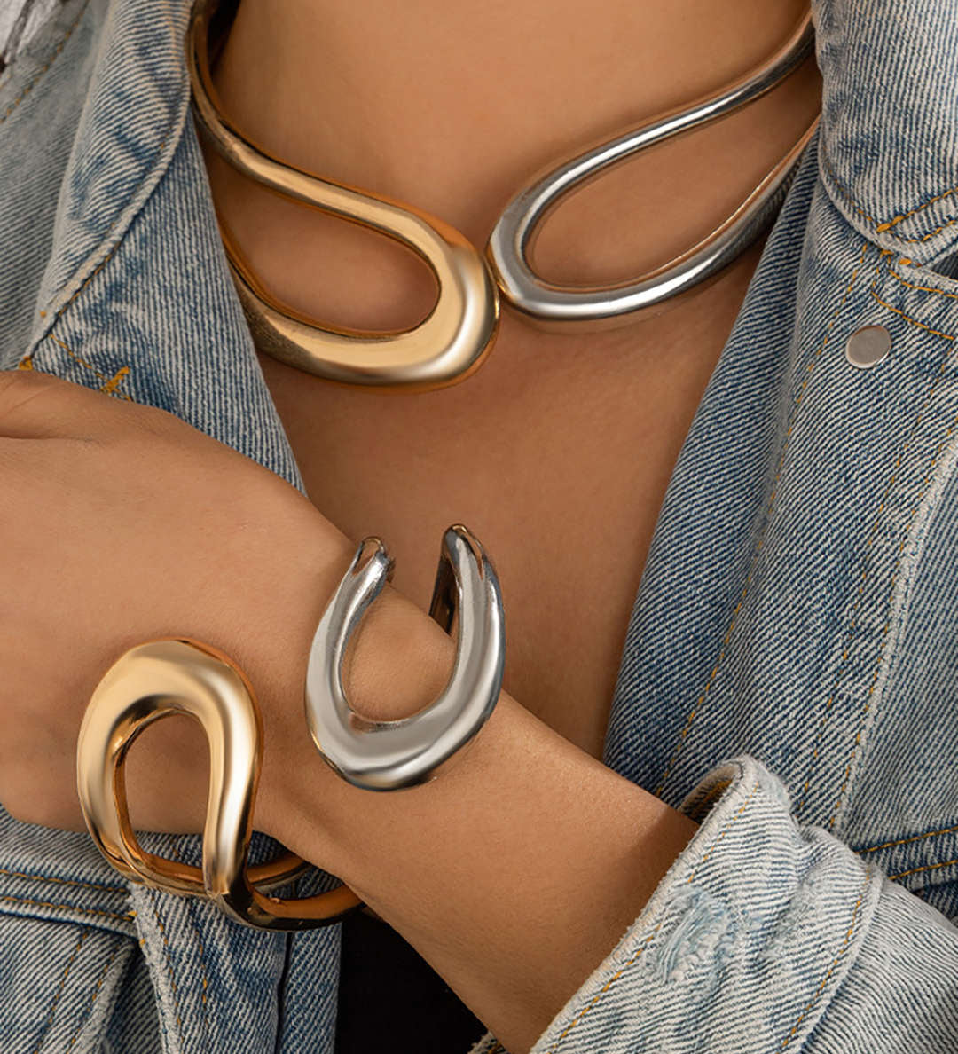 Cut Asymmetrical Bracelet