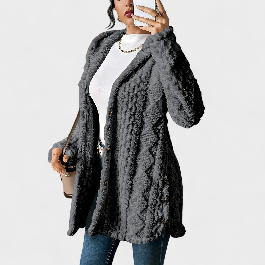 Amalia™ | Cosy Hooded Cardigan
