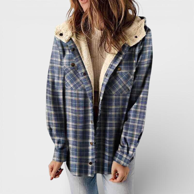 Claudia™ | Check Hooded Jacket