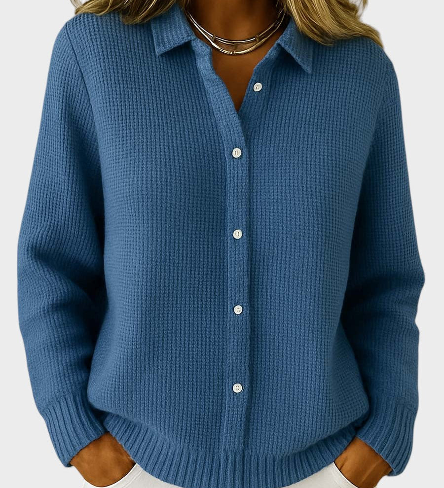 Lucía™ | Classic Button Knit Cardigan