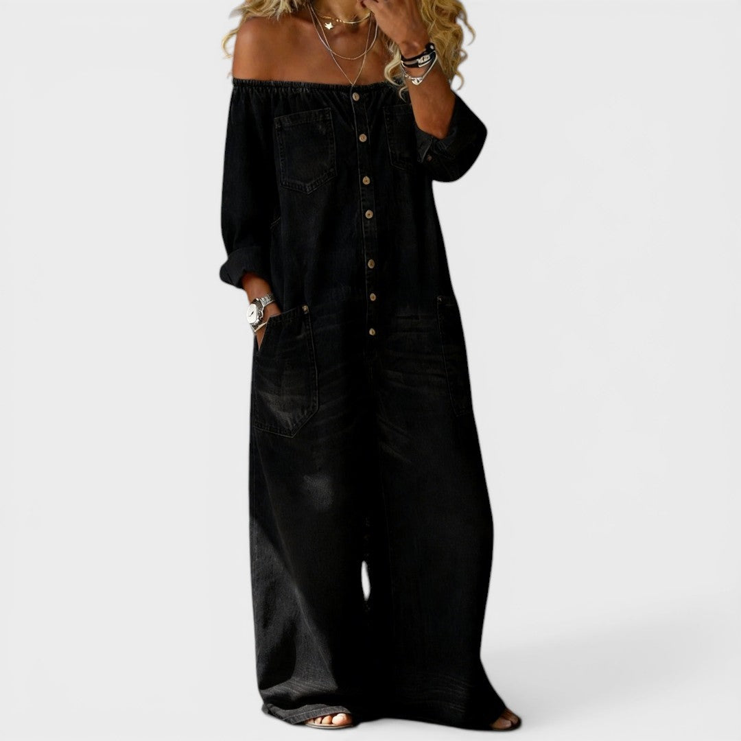 Marisol™ | Elegant Denim Jumpsuit