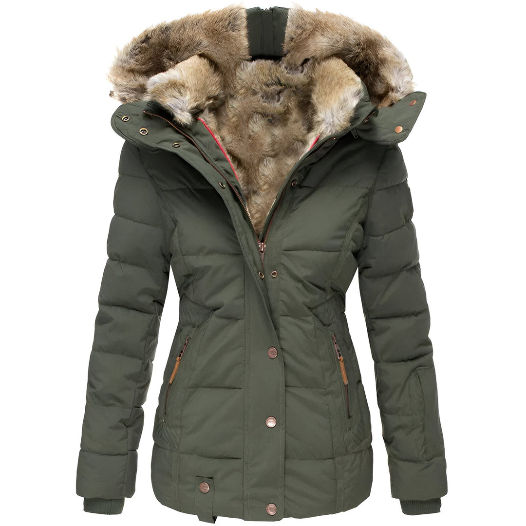 Priscila™ | Fitted Hooded Puffer Jacket