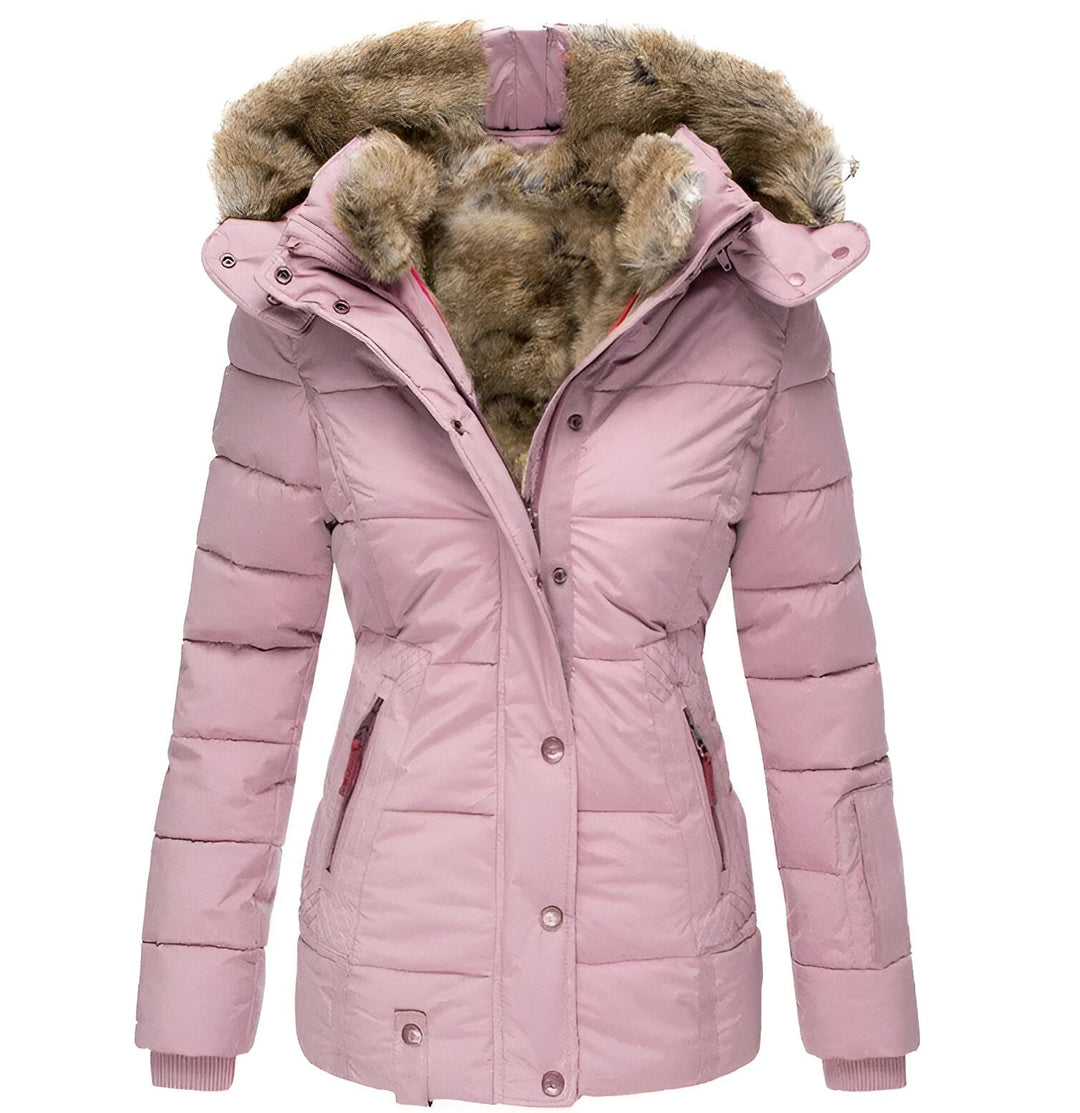 Priscila™ | Fitted Hooded Puffer Jacket