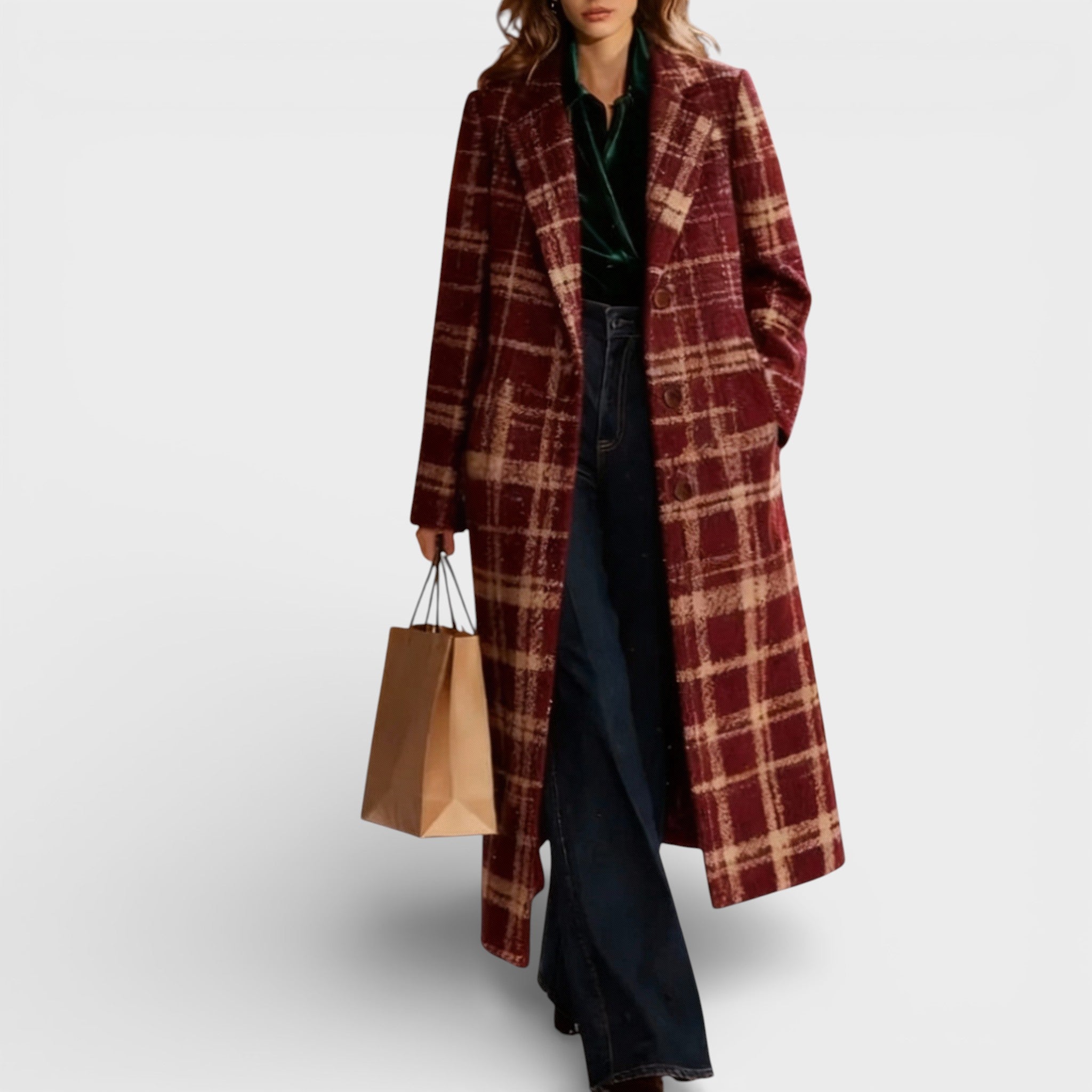 Benita™ | Classic Check Coat