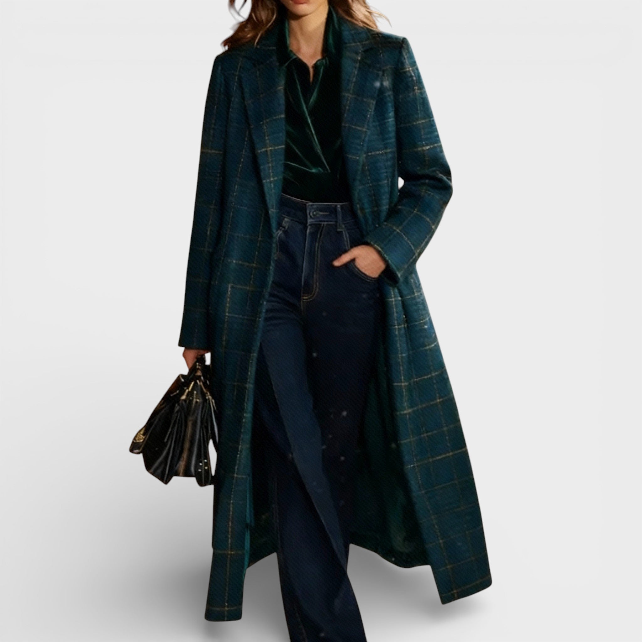 Benita™ | Classic Check Coat