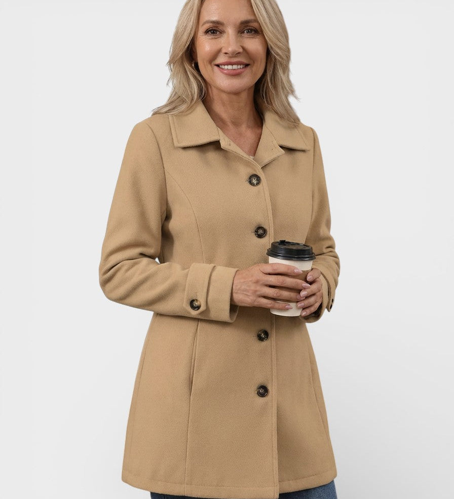 Isabel™ | Comfortable and Timeless Wool Coat