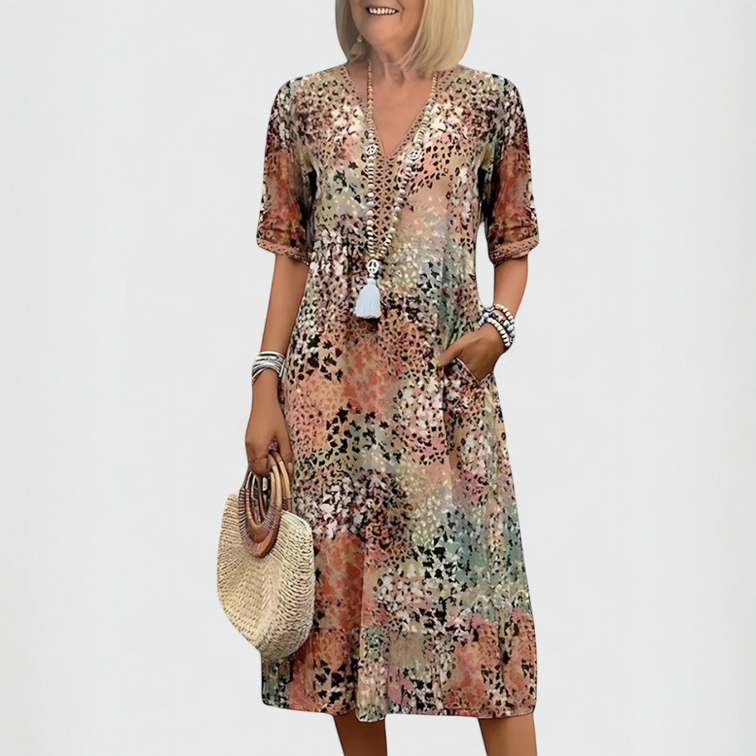 Teresa™ | Elegant Floral Boho Dress