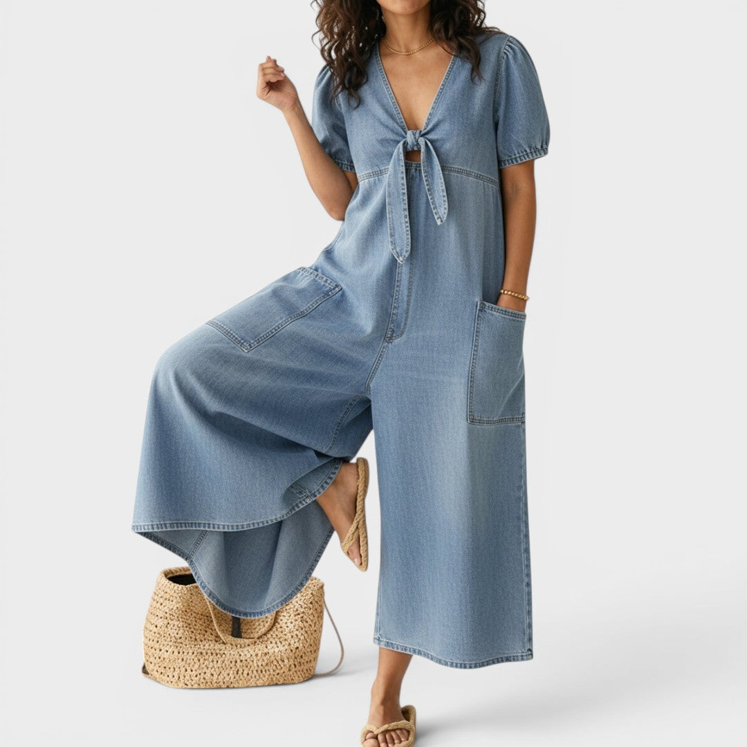 Paula™ | Stylish Denim Jumpsuit