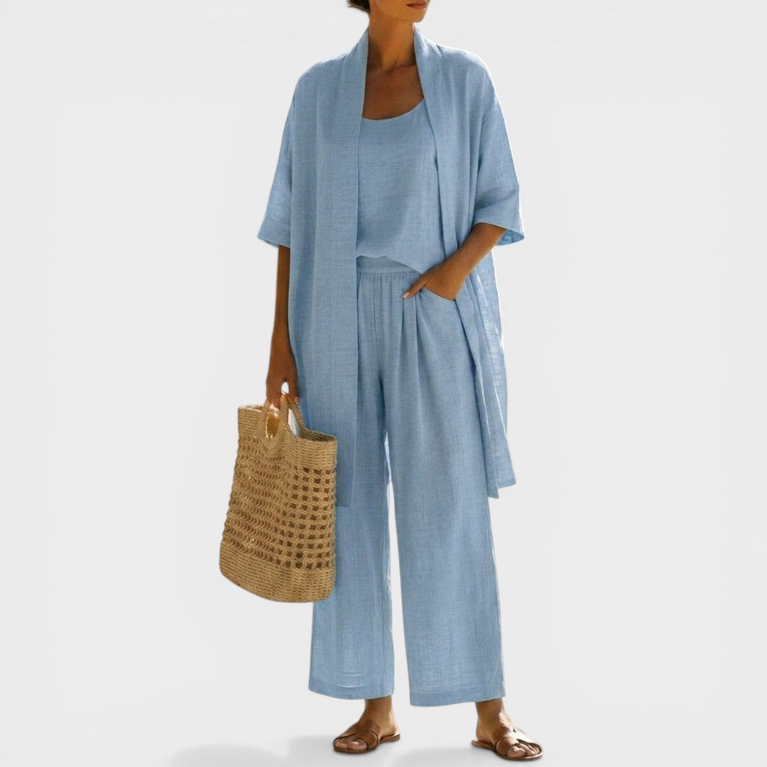 Isabela™ | Elegant Linen Set