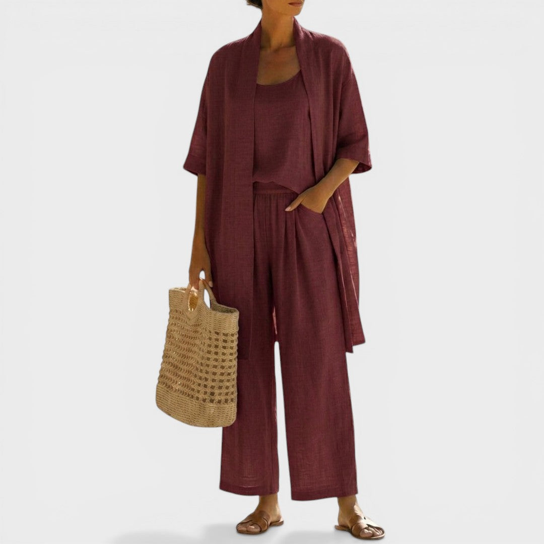 Isabela™ | Elegant Linen Set