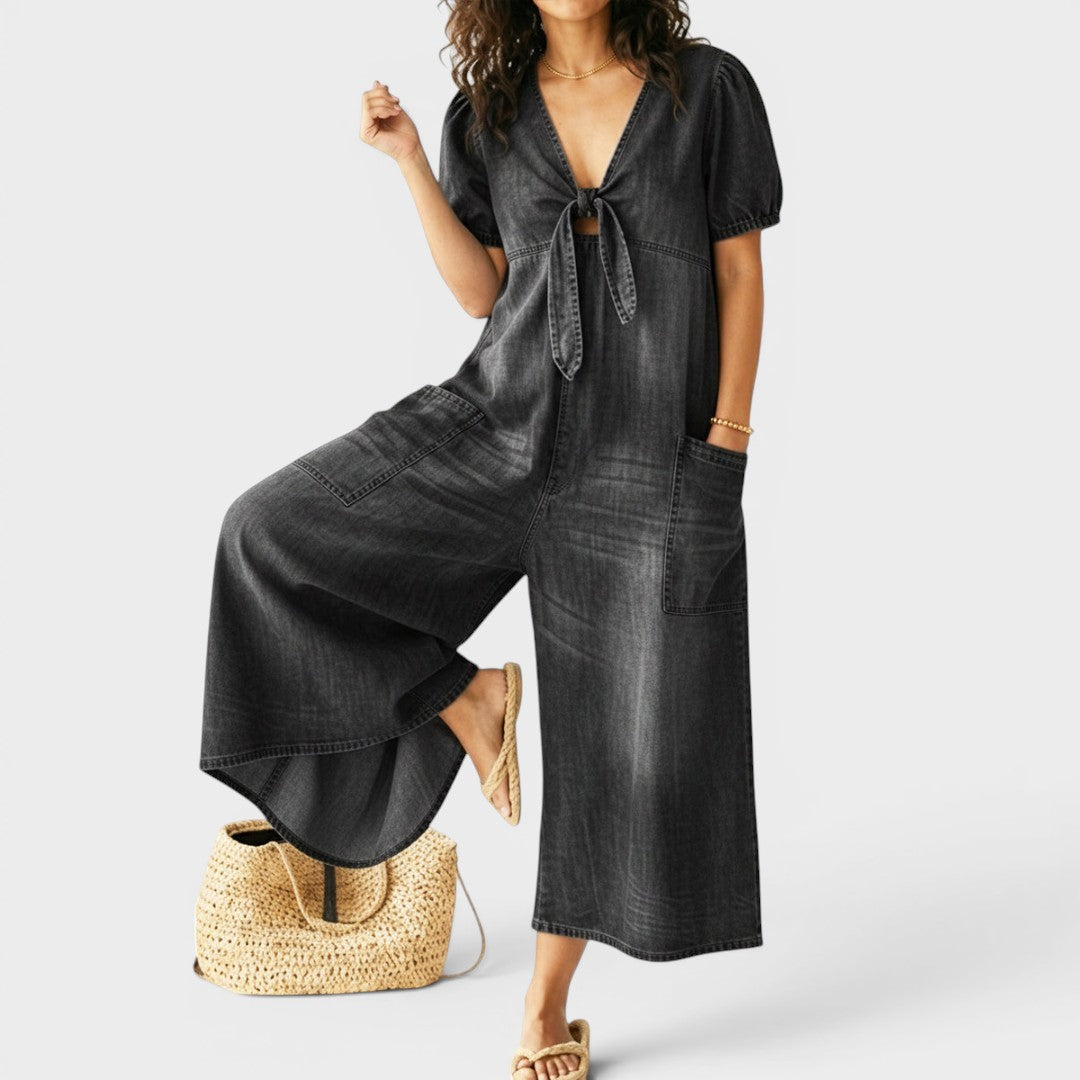 Paula™ | Stylish Denim Jumpsuit