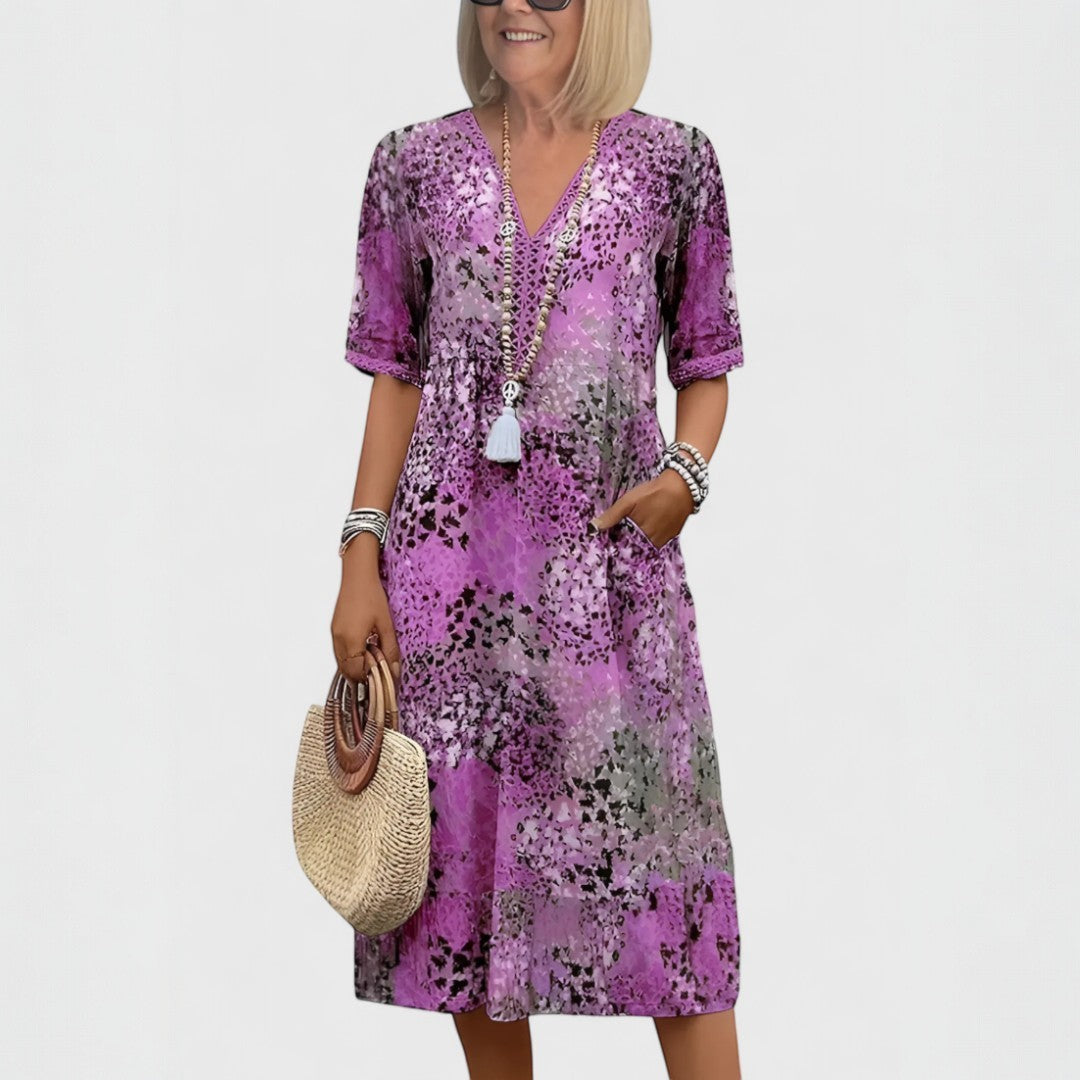 Teresa™ | Elegant Floral Boho Dress