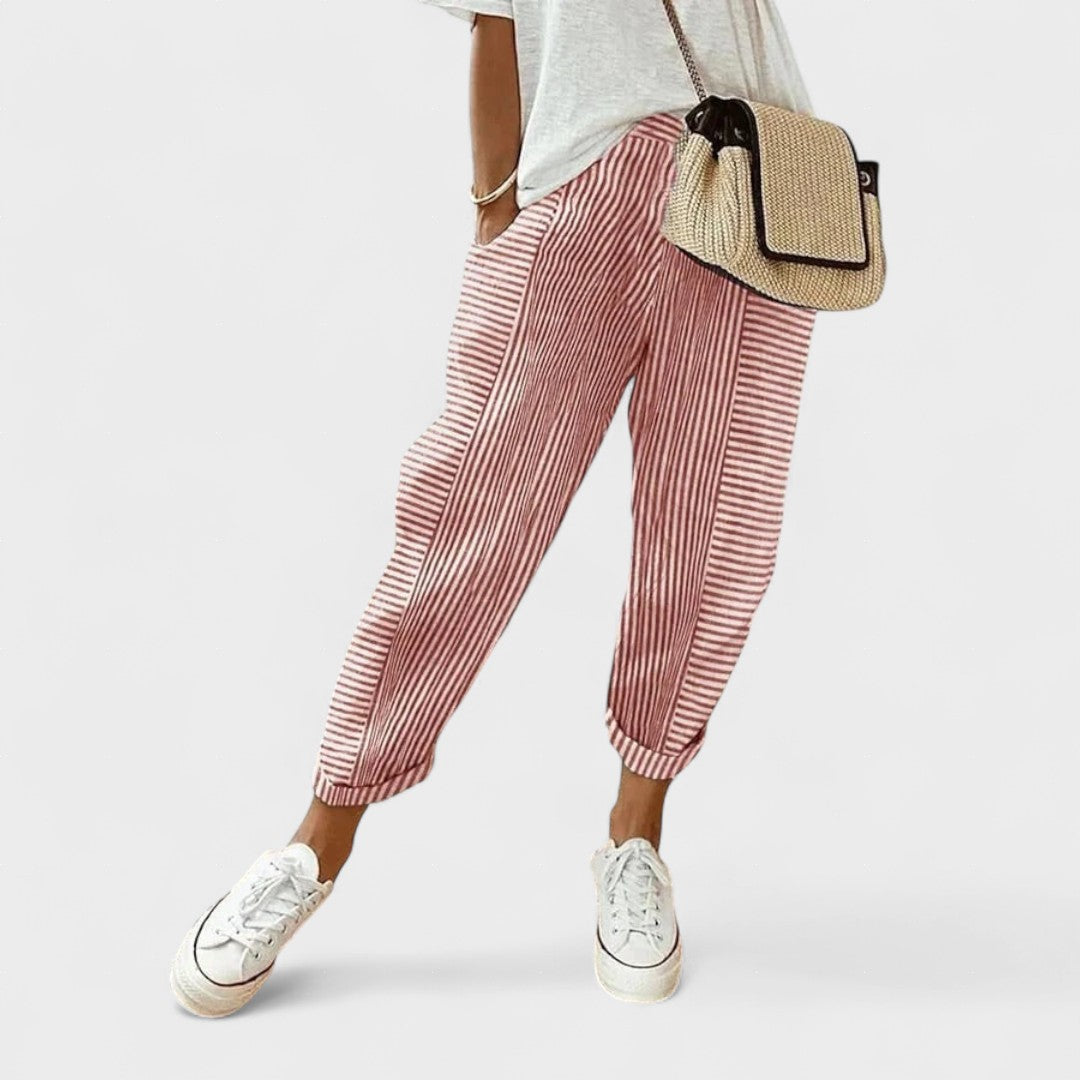 Lucía™ | Stylish Striped Trousers