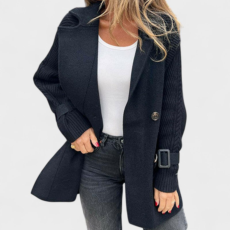 Noa™ | Mid-Length Knit Coat